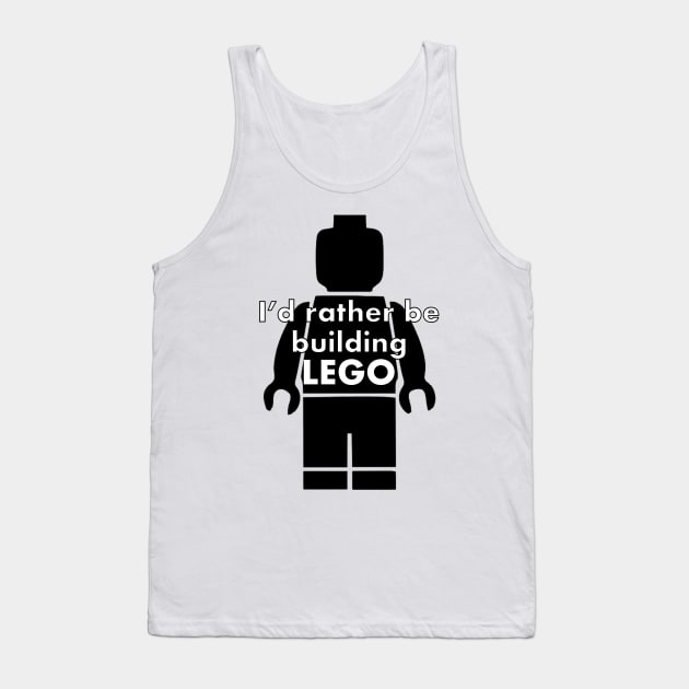 Rather be building Lego Tank Top by Randomart